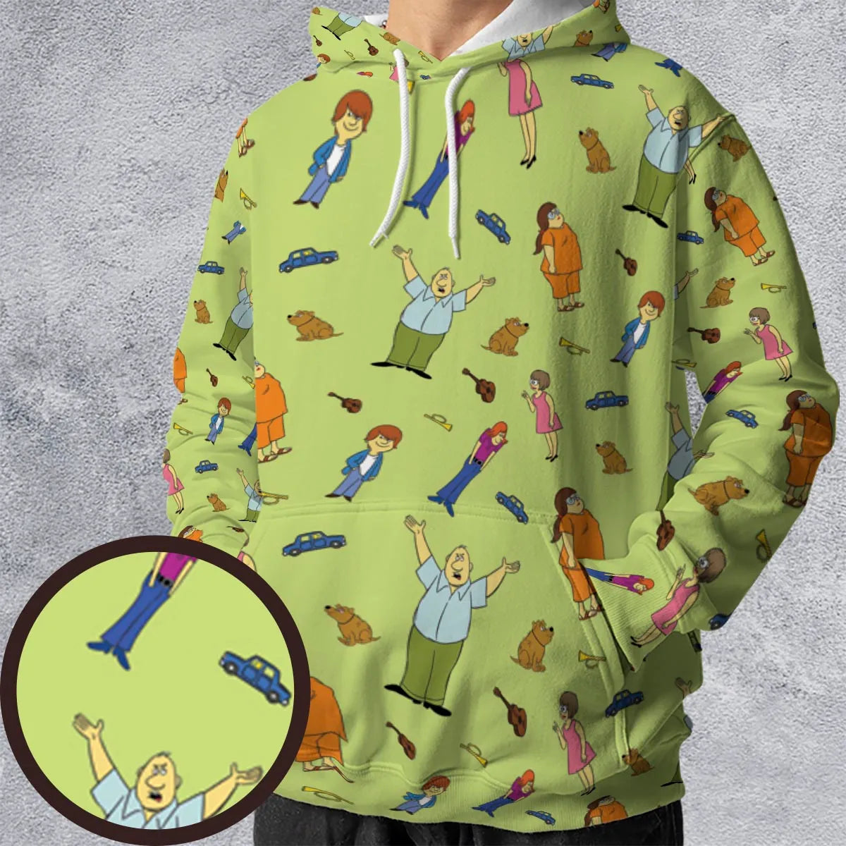 Full Print Hoodie - 5R2ZVAYK