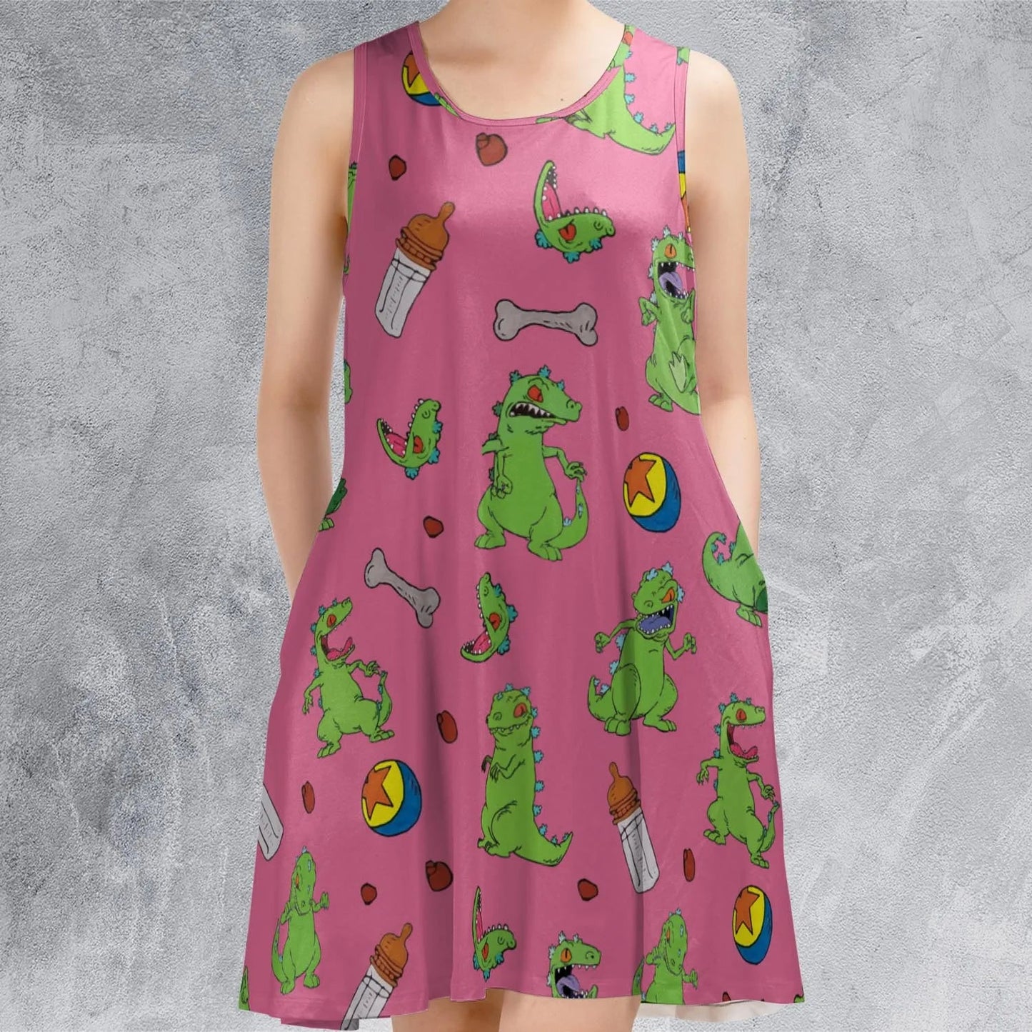 Casual Sleeveless Dress - VJWMPRSL