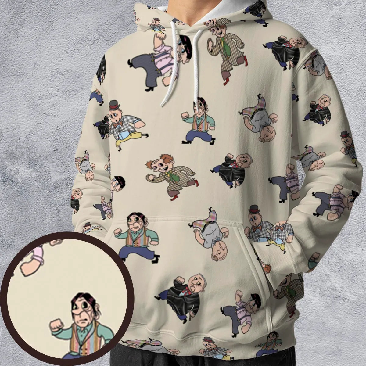 Full Print Hoodie - 6S54VC8V