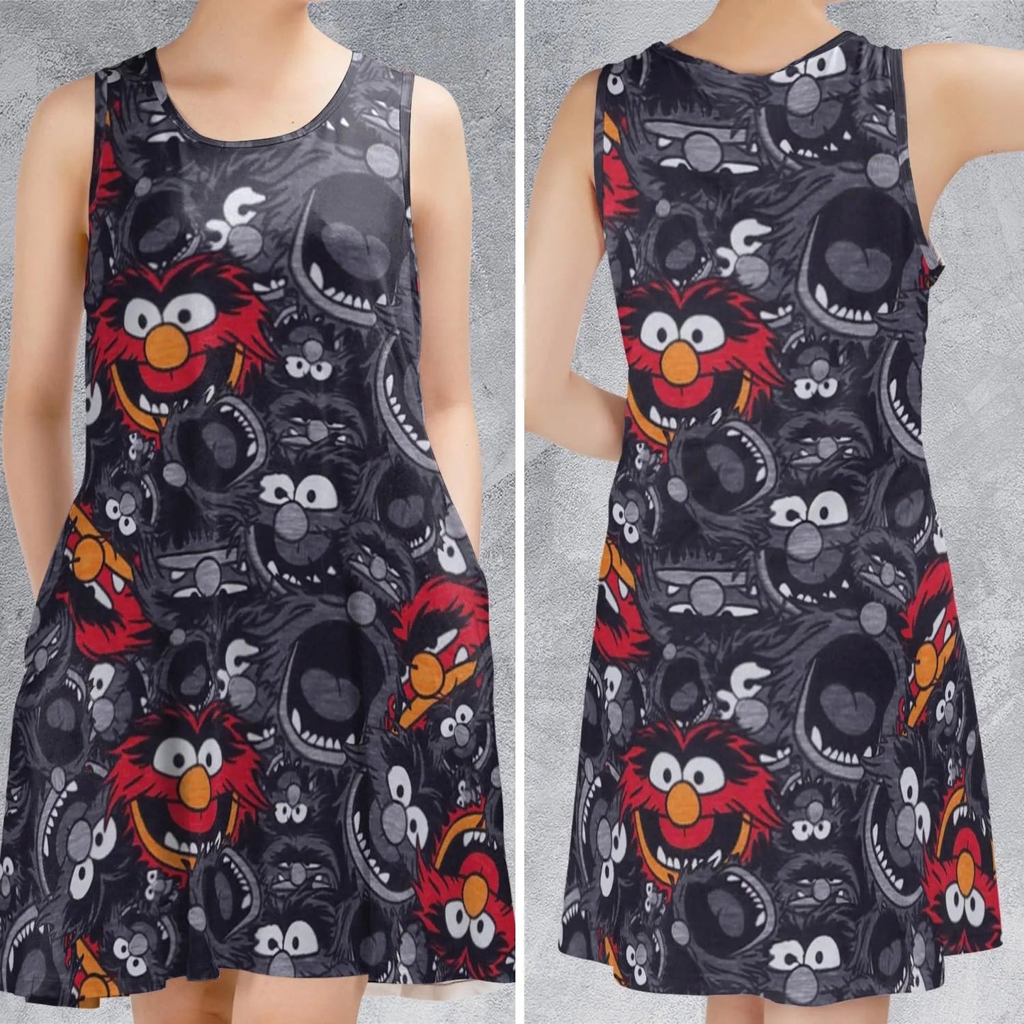 Casual Sleeveless Dress - YBSPPQM6