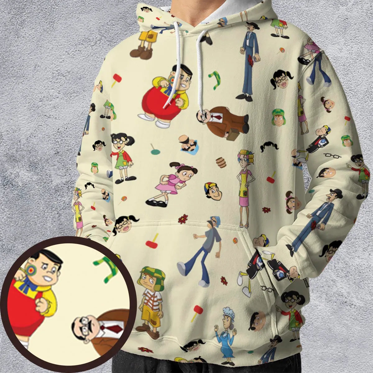 Full Print Hoodie - VTDH3U9Z