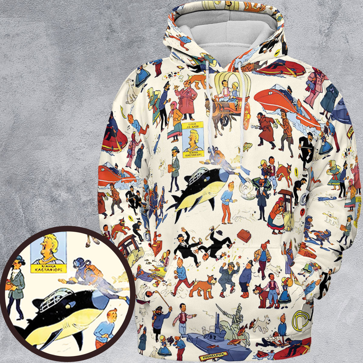 Full Print Hoodie - H8DHY9A3
