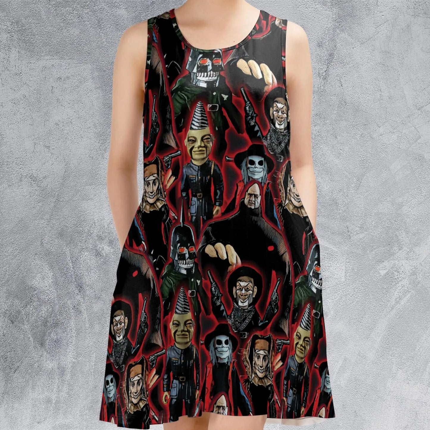 Casual Sleeveless Dress - XHNTNJ5F