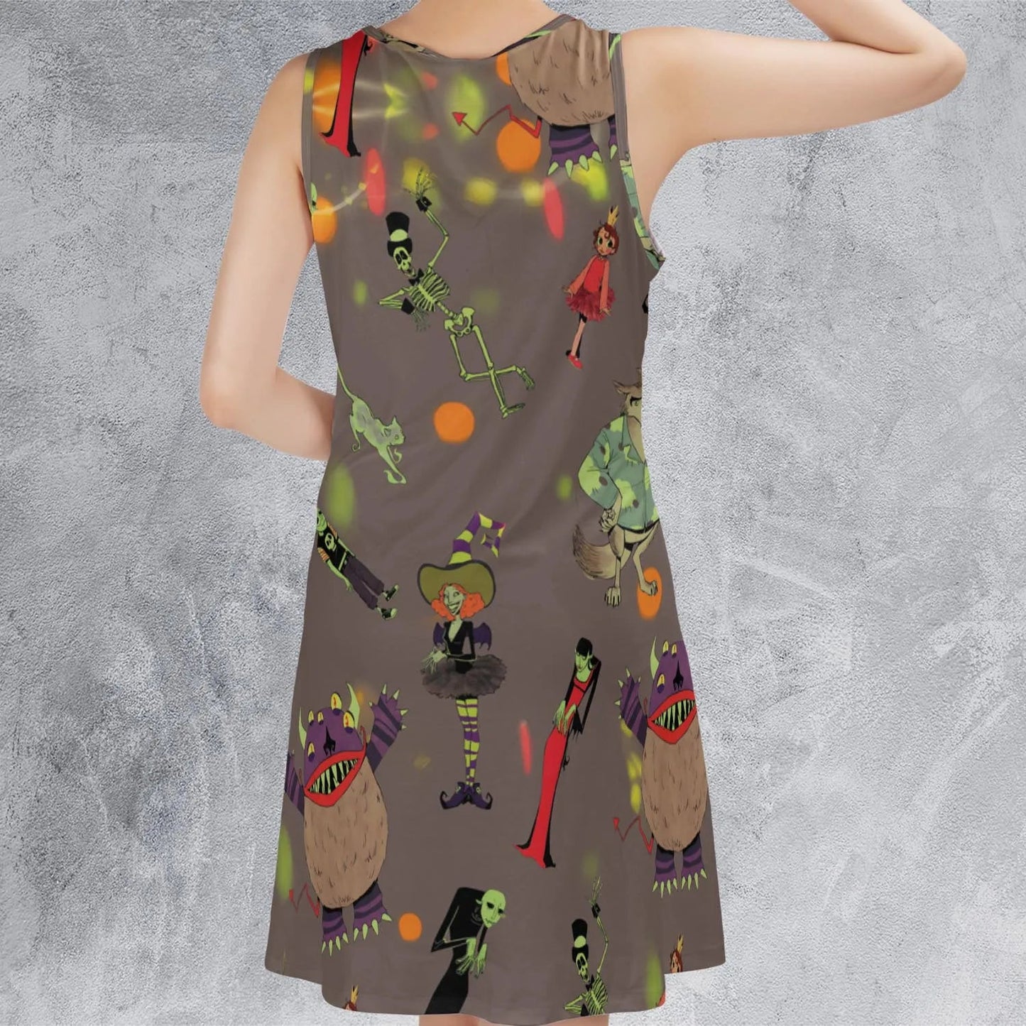Casual Sleeveless Dress - U1X1JQ8T