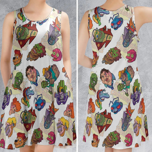 Casual Sleeveless Dress - CC1NDC78