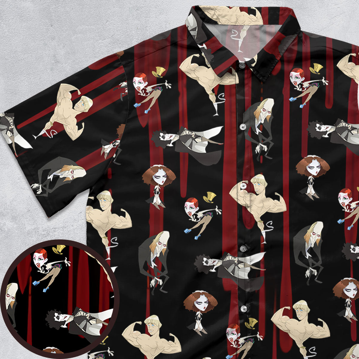 Short Sleeve Button Shirt - KNSWXQUJ
