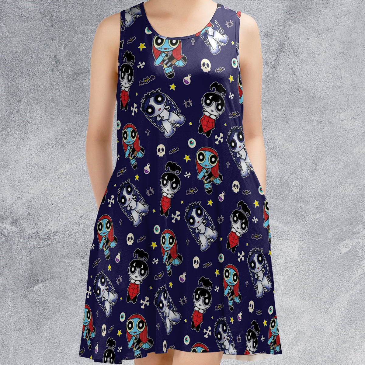 Casual Sleeveless Dress - X5ES7J82
