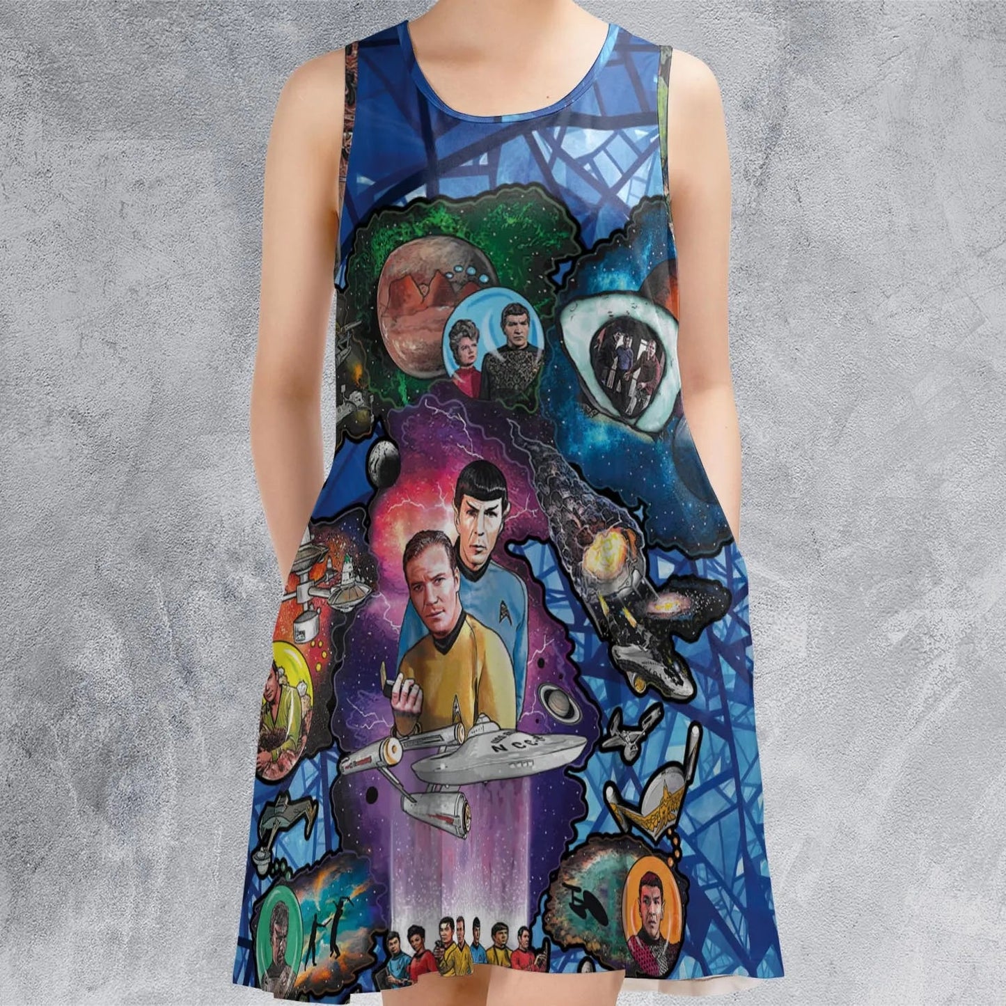 Casual Sleeveless Dress - TDJBJZYU