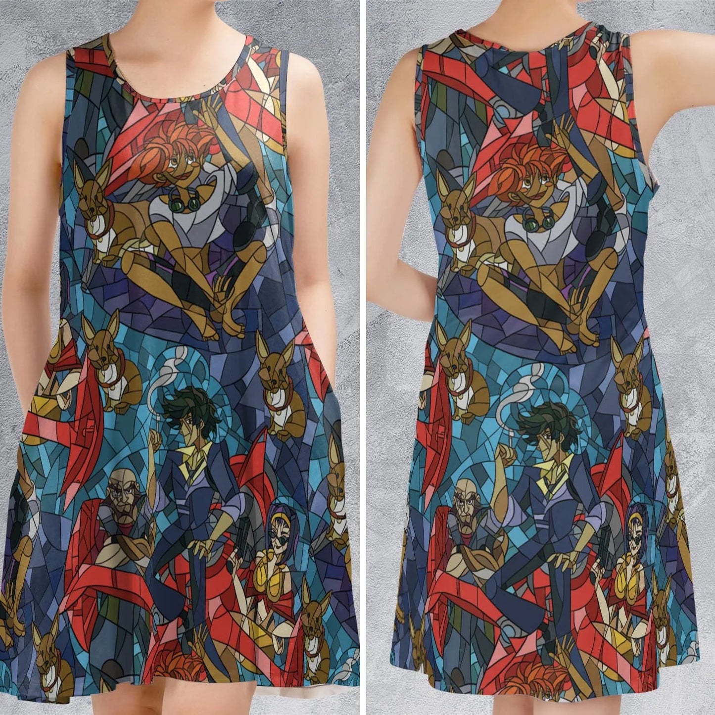 Casual Sleeveless Dress - LF4BRY9V