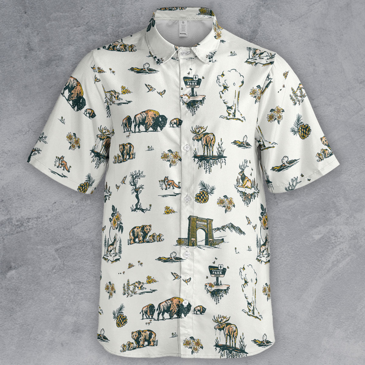 Short Sleeve Button Shirt - K37TLVKB