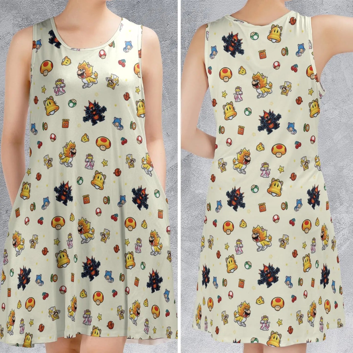 Casual Sleeveless Dress - H1DKTQ6L