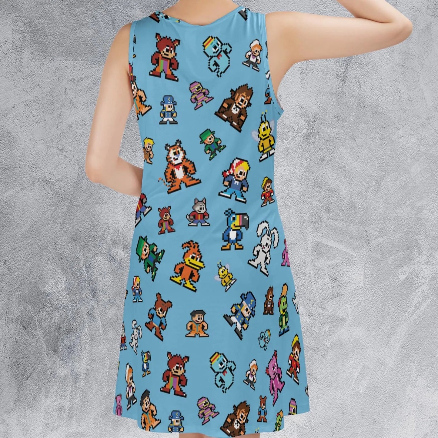 Casual Sleeveless Dress - S7XYSMKH
