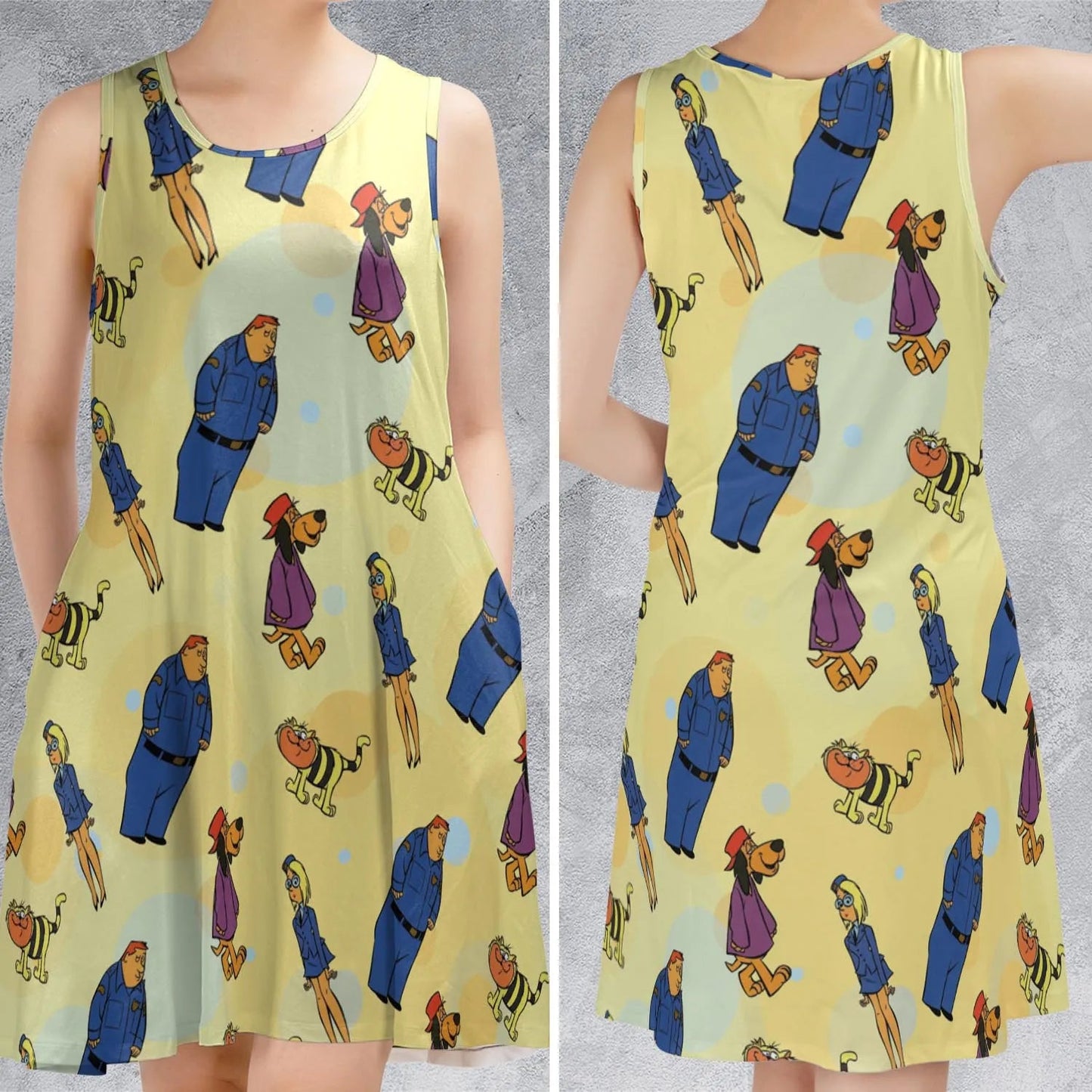 Casual Sleeveless Dress - 45DJWMVZ
