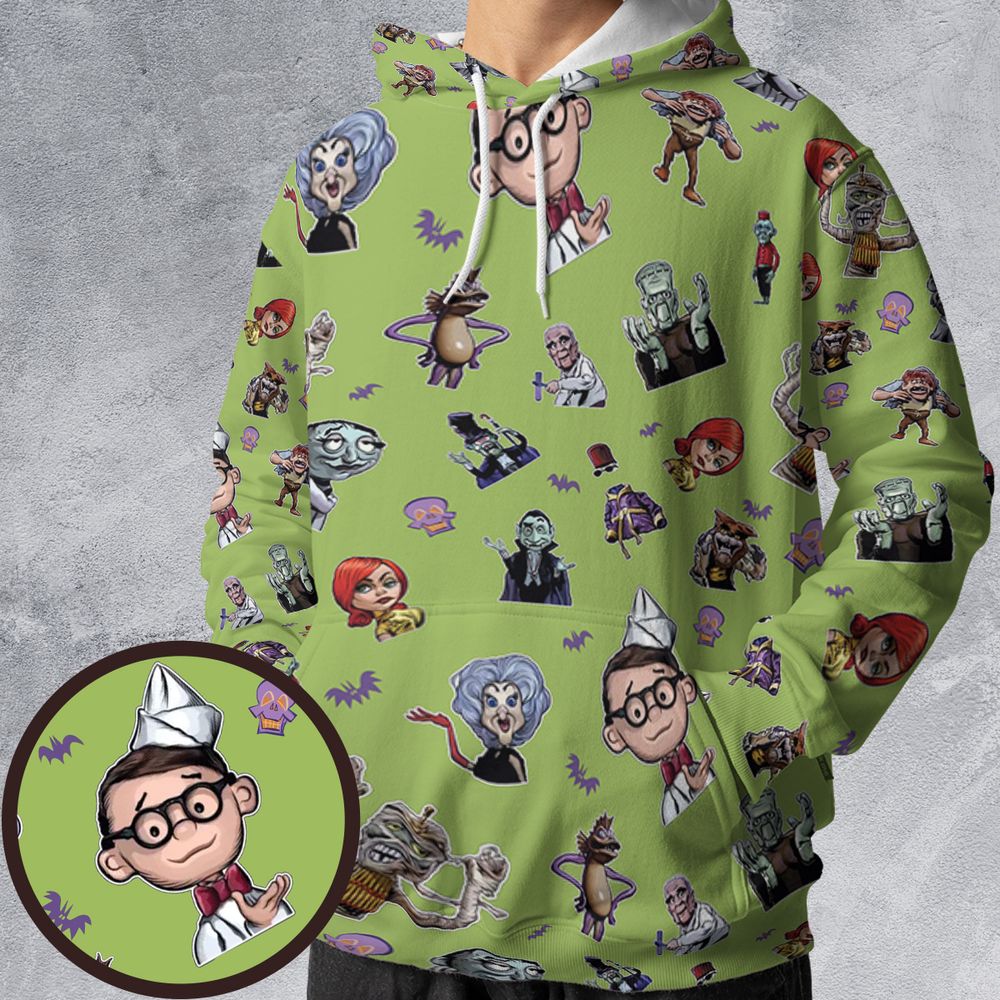 All-over Print Hoodie - 7GJ51951 -  - 1