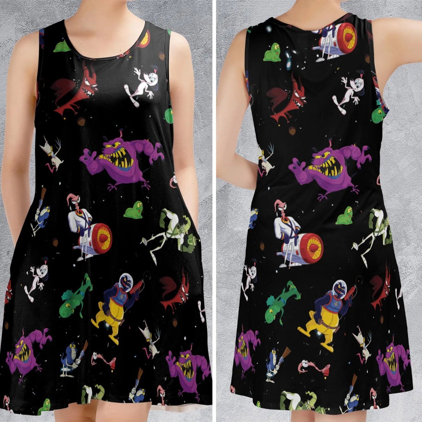 Casual Sleeveless Dress - SHBRL3UV