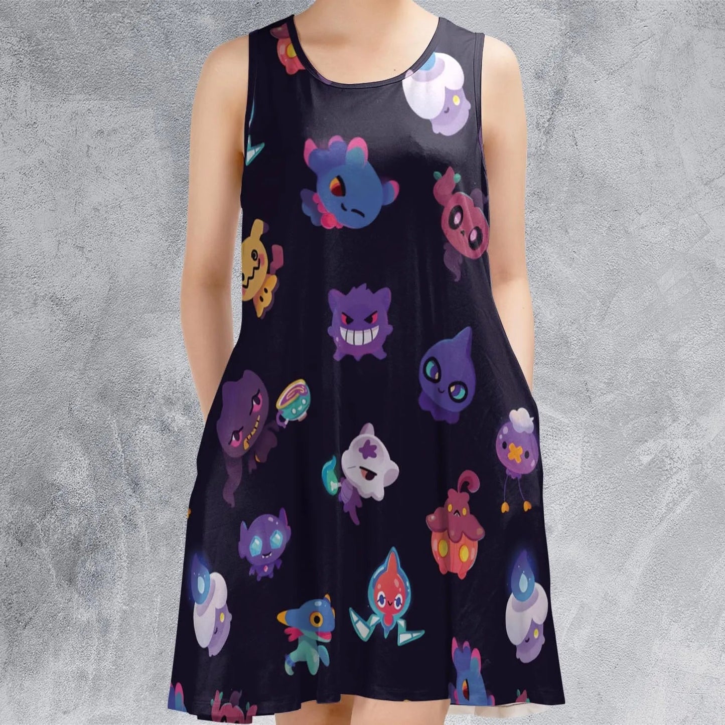 Casual Sleeveless Dress - ZG2B2VSZ
