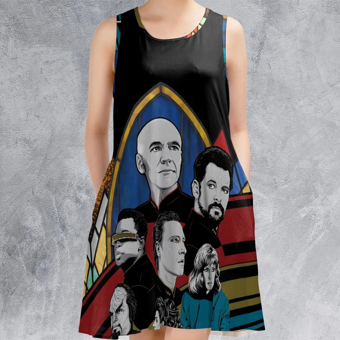 Casual Sleeveless Dress - JQ9489UV