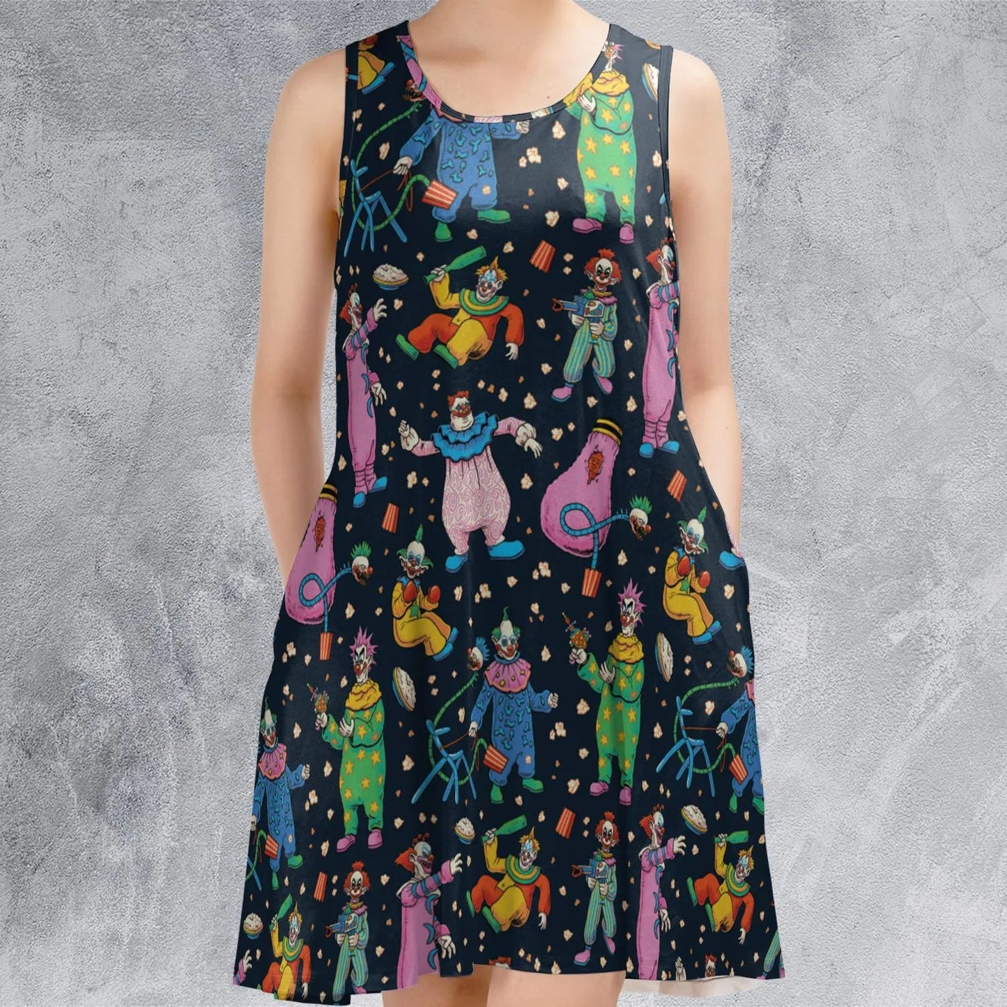Casual Sleeveless Dress - P9V419TV