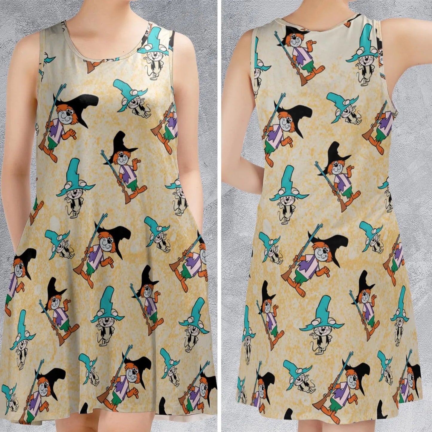 Casual Sleeveless Dress - FW91RLCZ