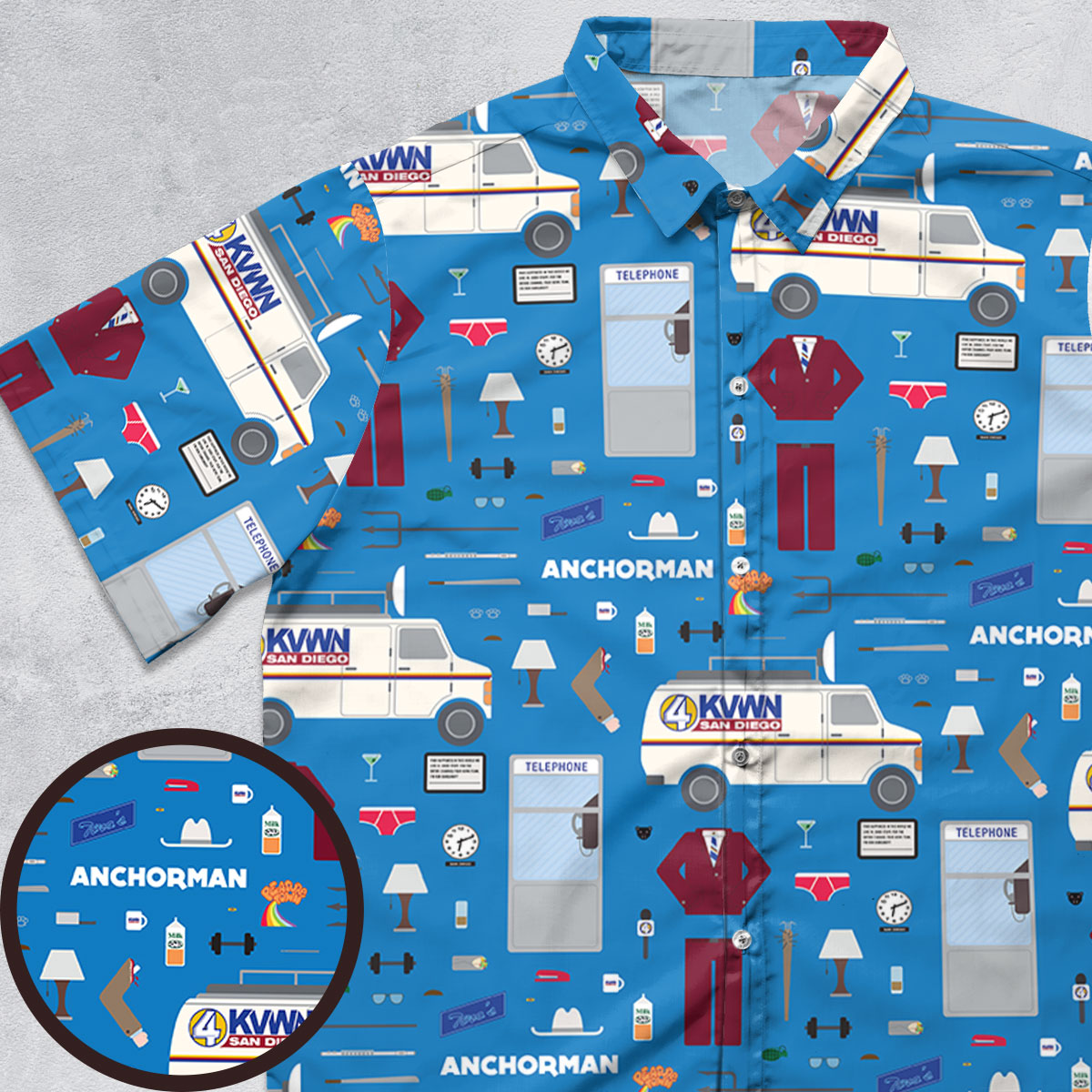 Short Sleeve Button Shirt - AMMAMZ7K