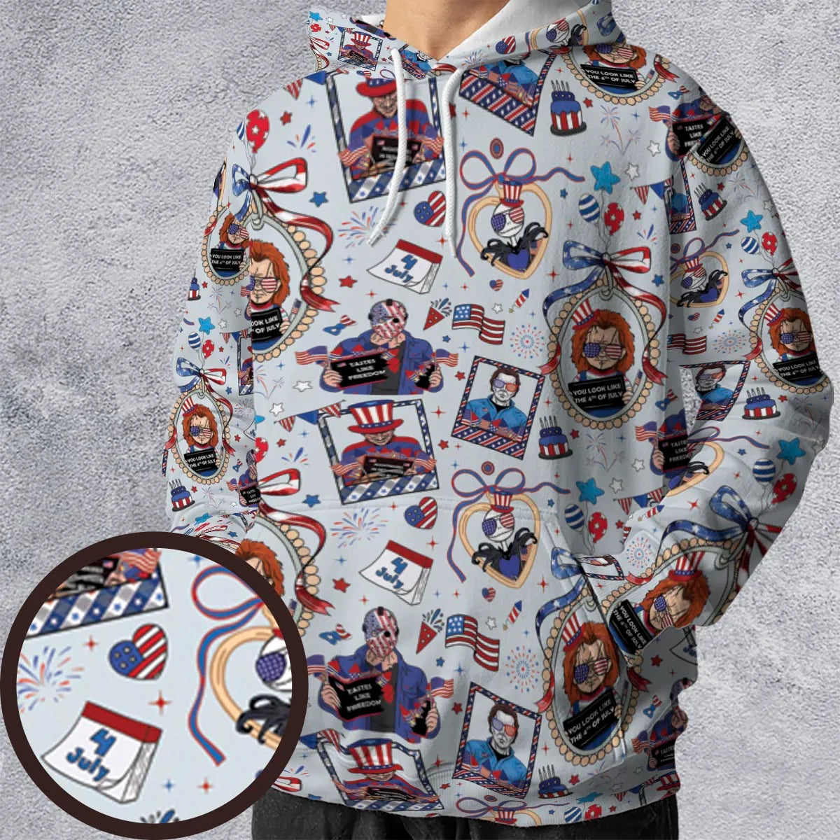 Full Print Hoodie - XU4VXLCR