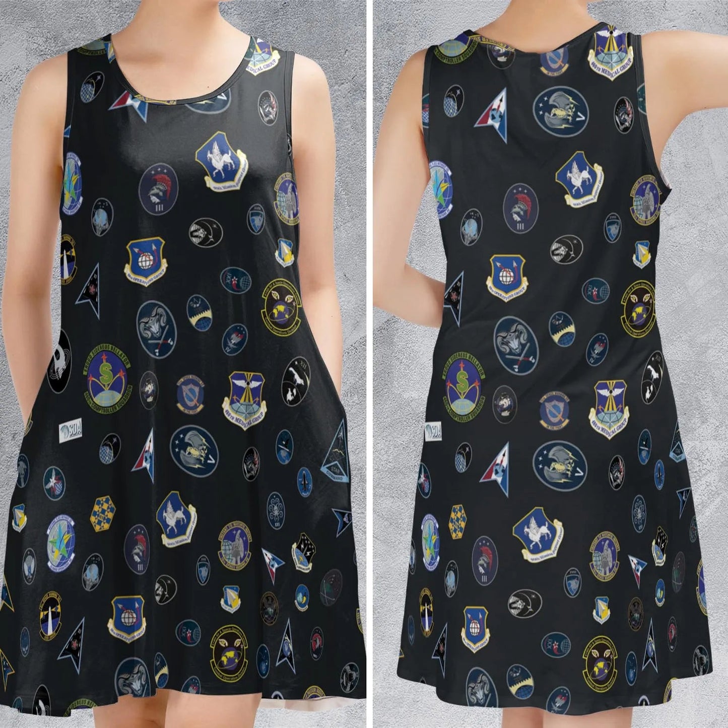 Casual Sleeveless Dress - UCKBFA74