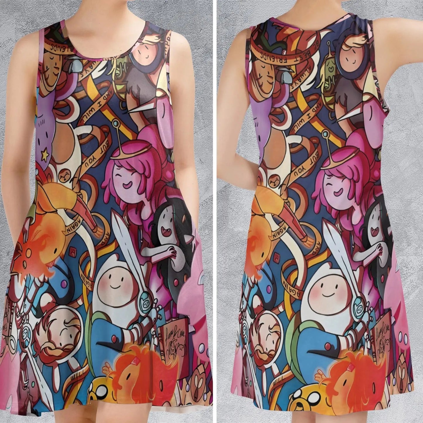 Casual Sleeveless Dress - 5WXTM5S2