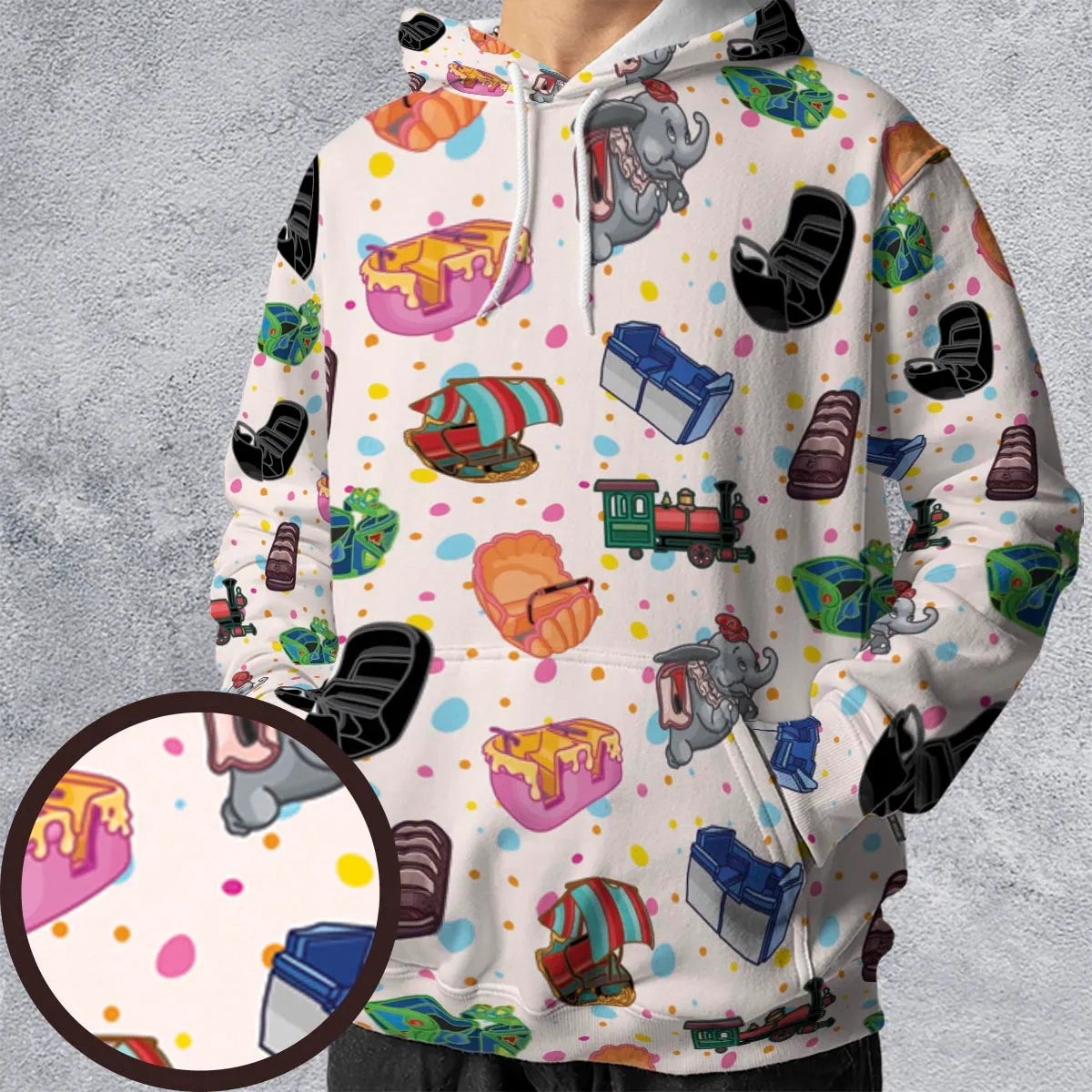 Full Print Hoodie - XMFKGXRX