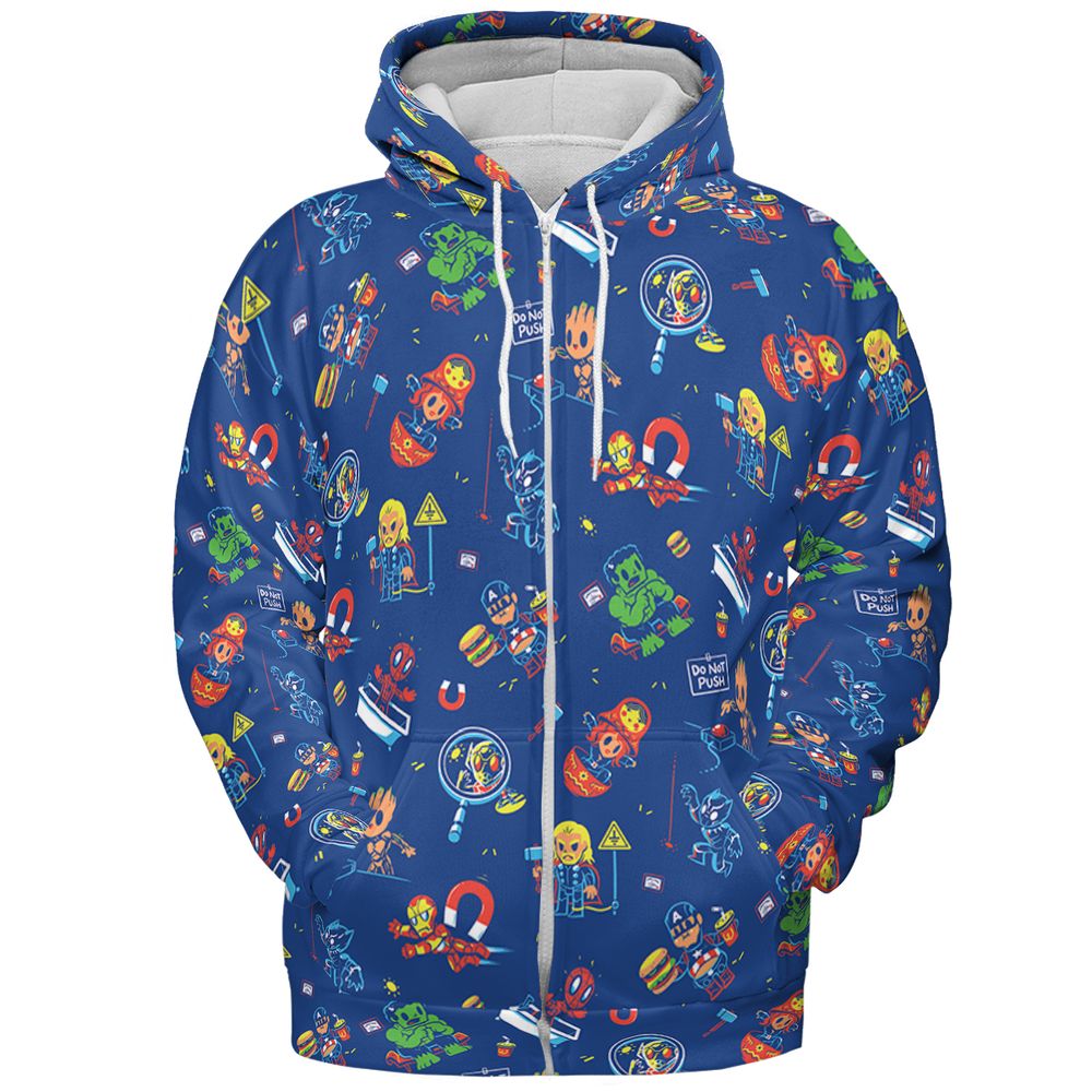 All-over Print Hoodie - KDXMDRWX -  - 3