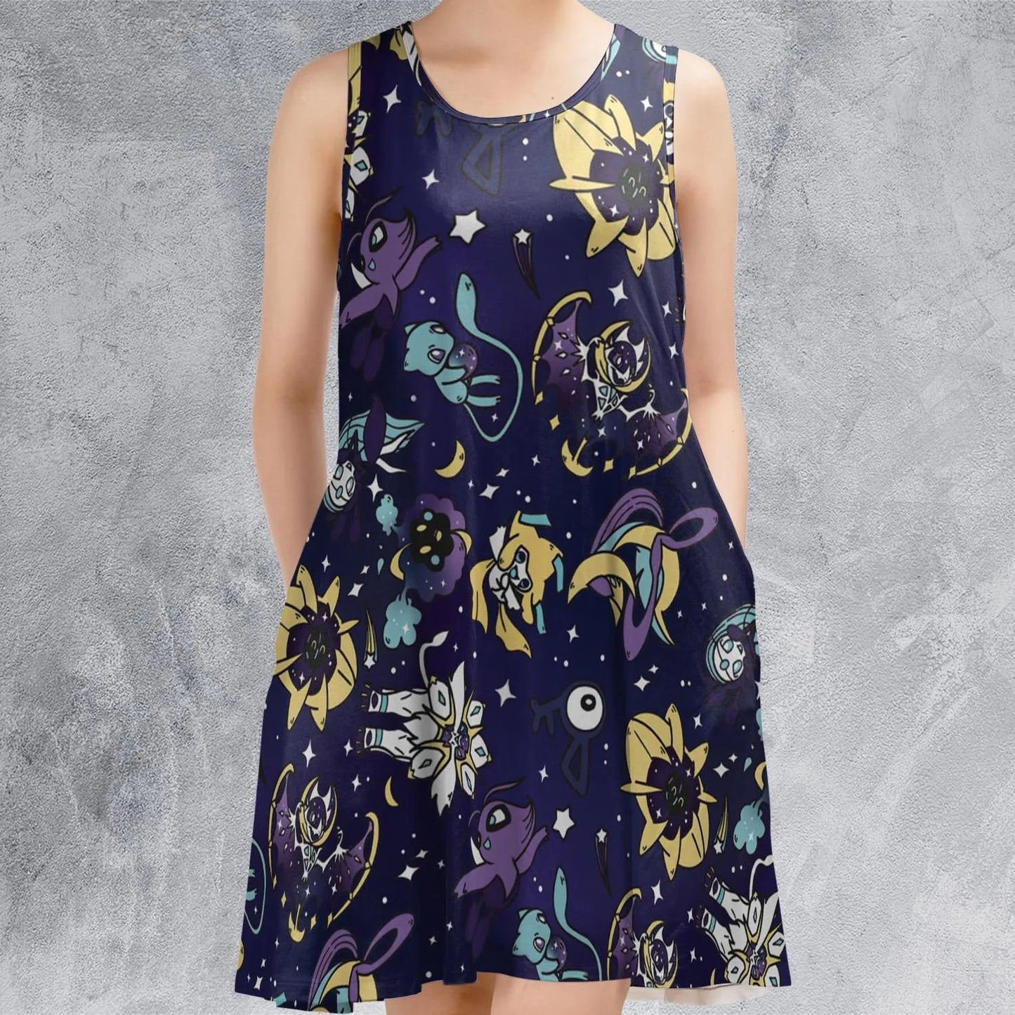 Casual Sleeveless Dress - FTZXYNT2