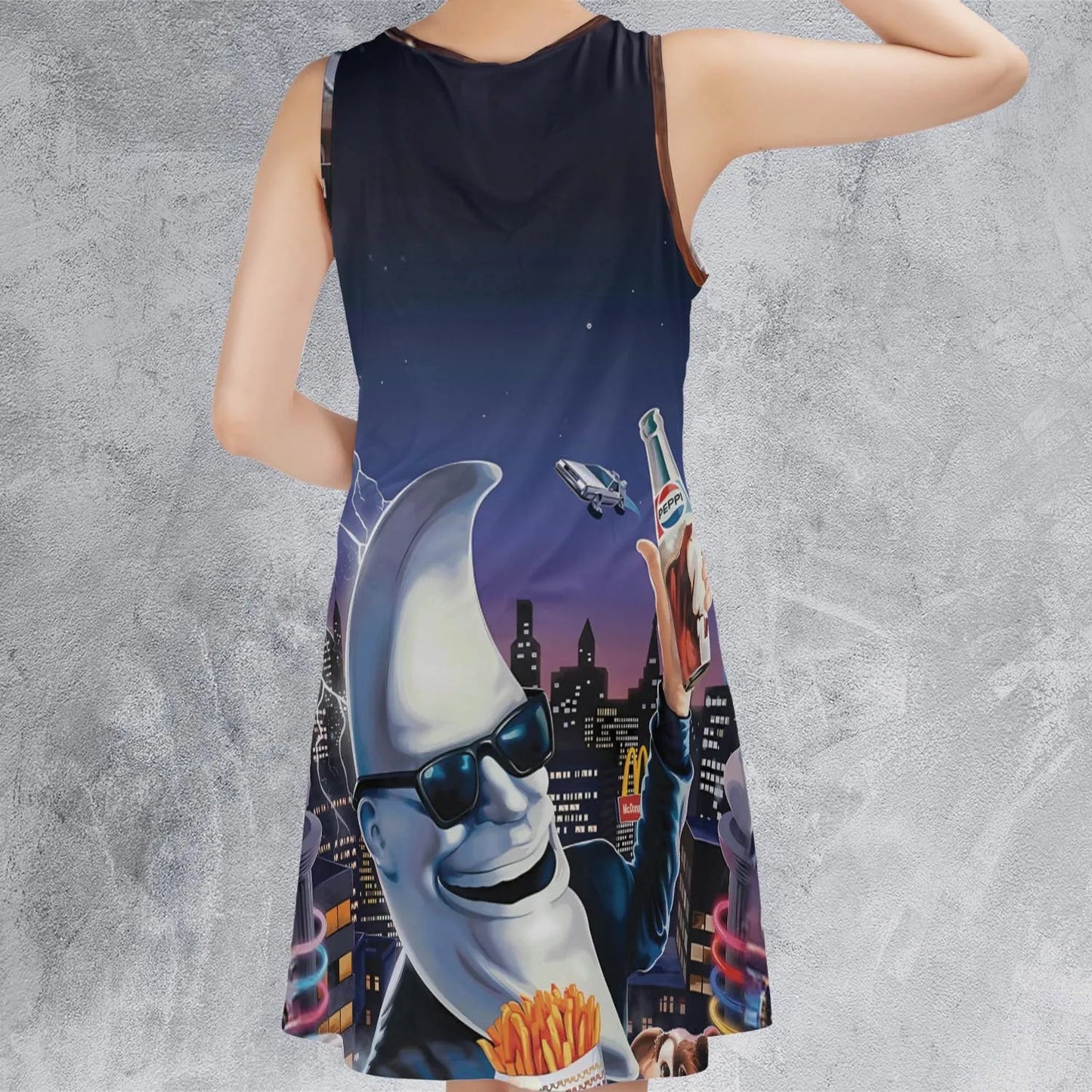 Casual Sleeveless Dress - PSK2W1XX