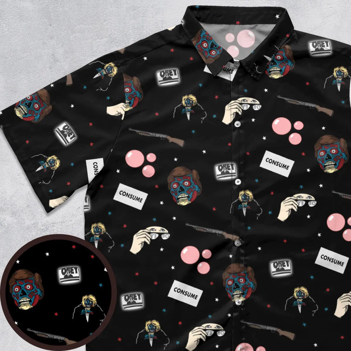 Short Sleeve Button Shirt - 68M8Z4VG