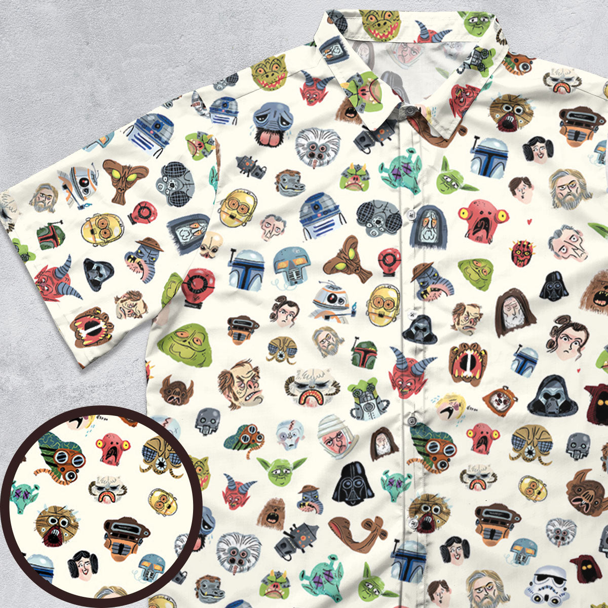 Short Sleeve Button Shirt - E87QG84U