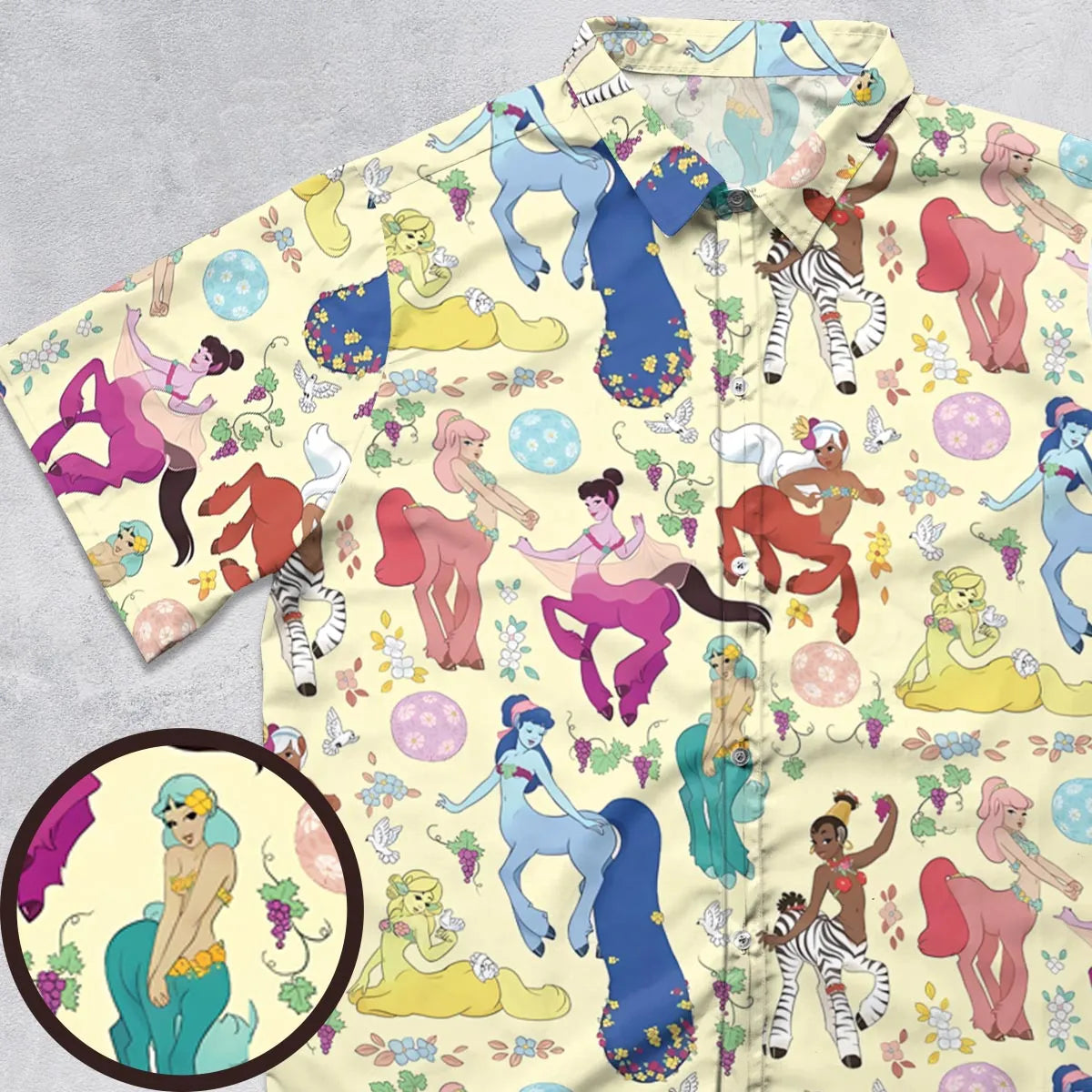 Short Sleeve Button Shirt - L8LE58Z1