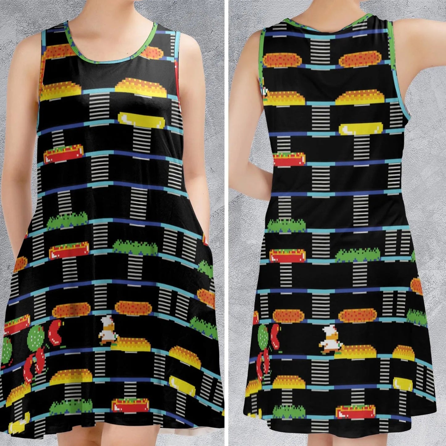 Casual Sleeveless Dress - QUJURDMD