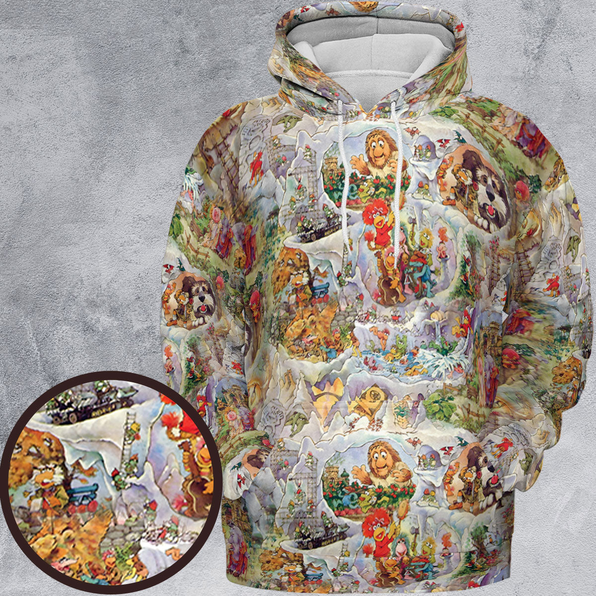 Full Print Hoodie - ZLE48P77
