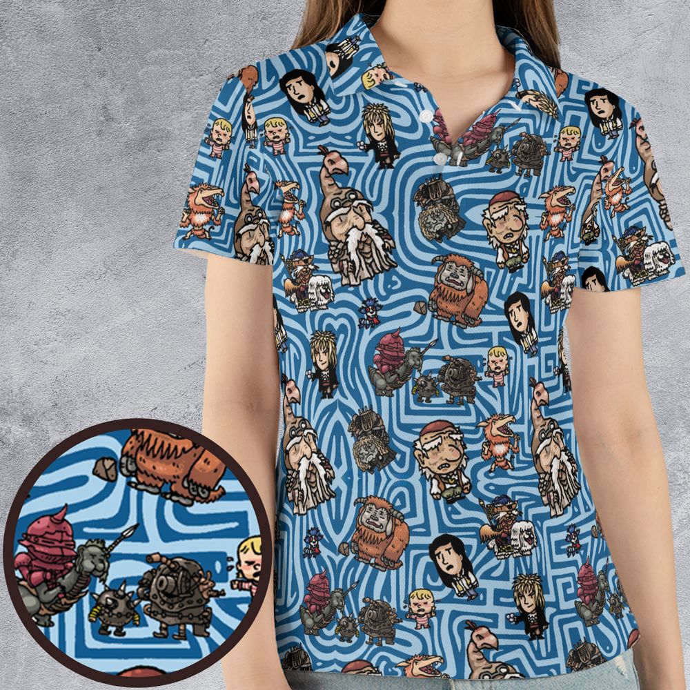AOP Men/Women Polo Shirt - T24SXFVQ -  - 4
