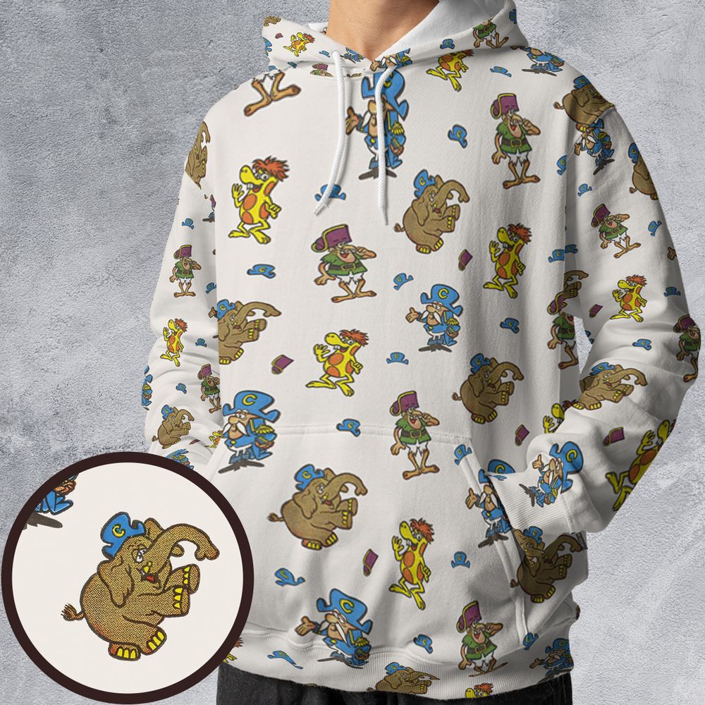 All-over Print Hoodie - QBHN3X12 -  - 1
