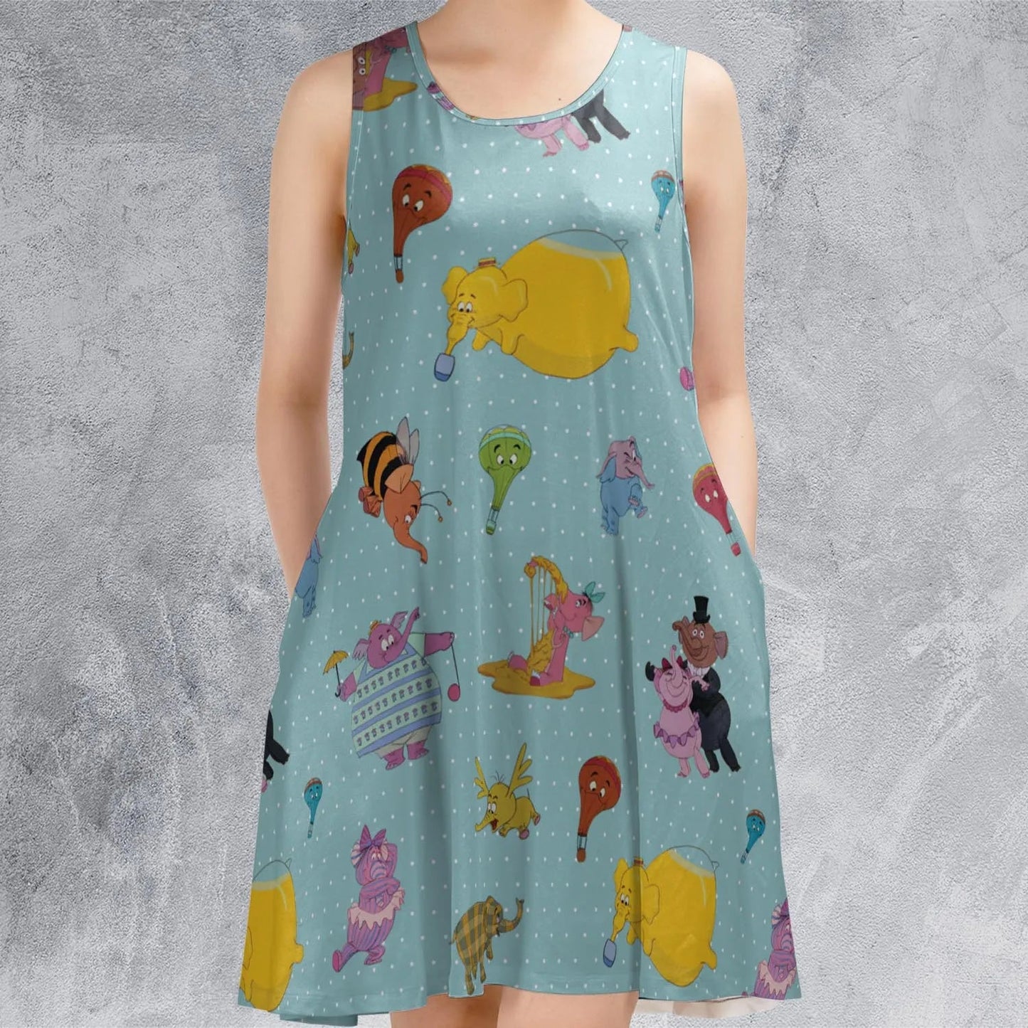 Casual Sleeveless Dress - 1XA6N2Z2