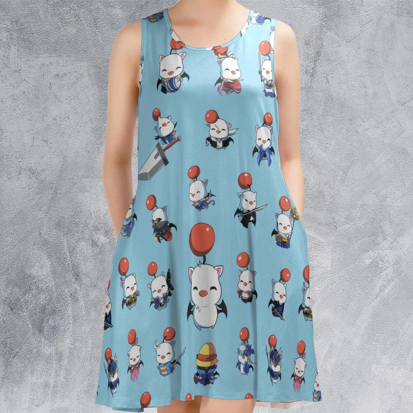 Casual Sleeveless Dress - GE52XPGG