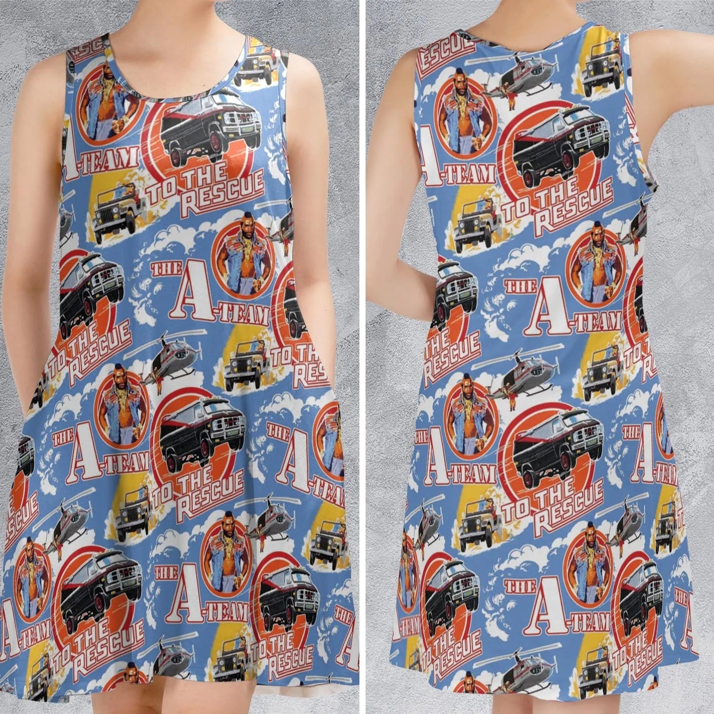 Casual Sleeveless Dress - LTYET46E