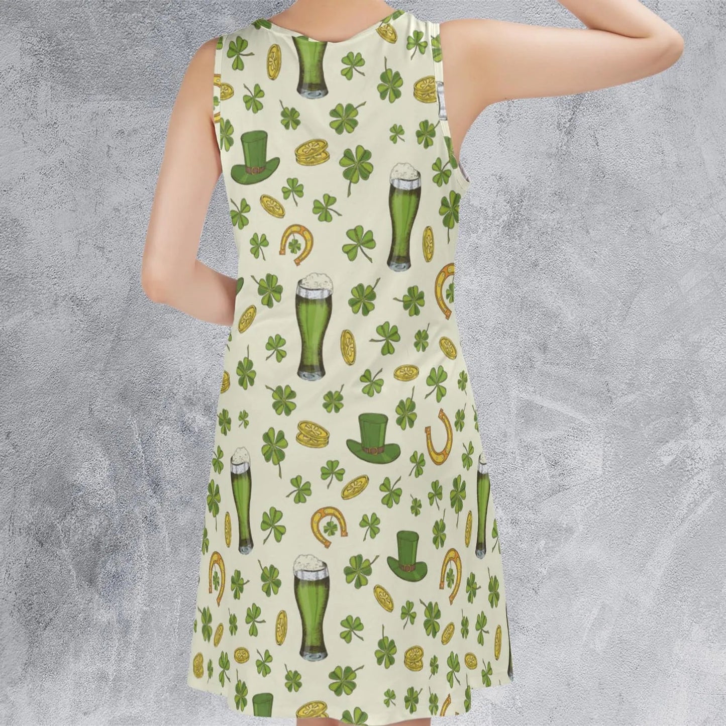 Casual Sleeveless Dress - K3Q99FNK