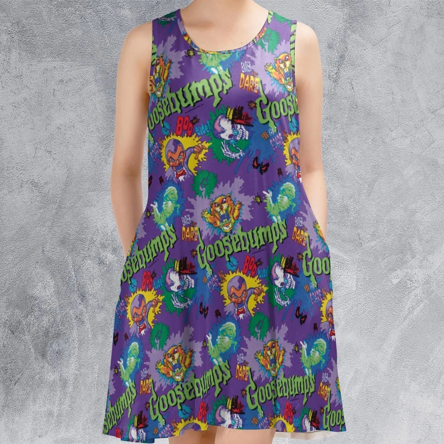Casual Sleeveless Dress - 54WJL2DJ