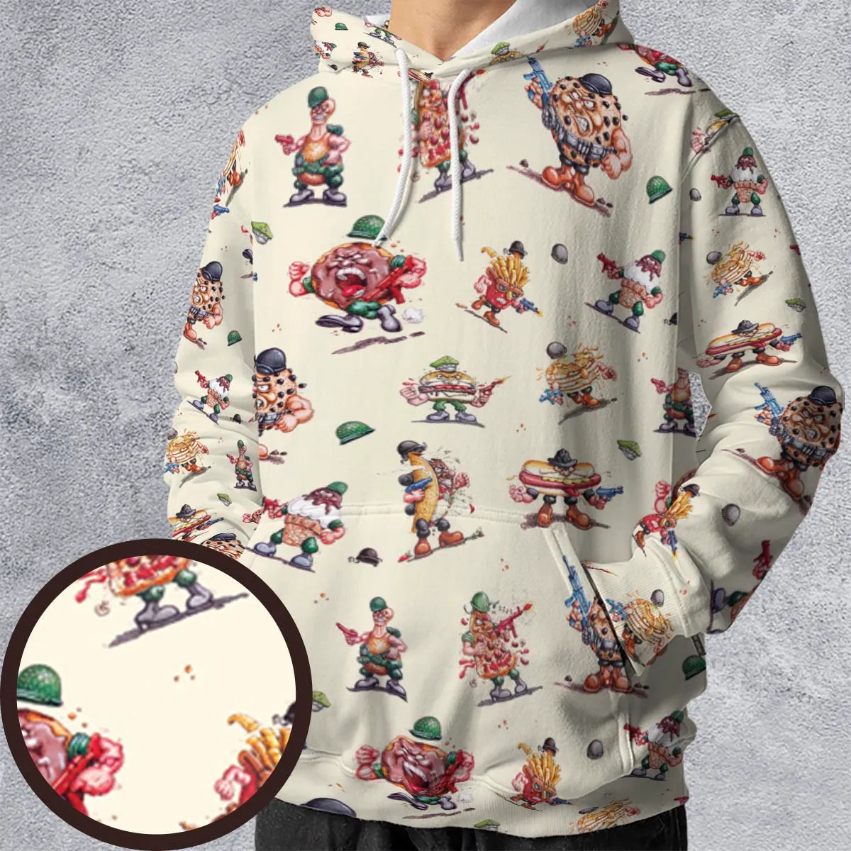 Full Print Hoodie - 1B8RZWTM