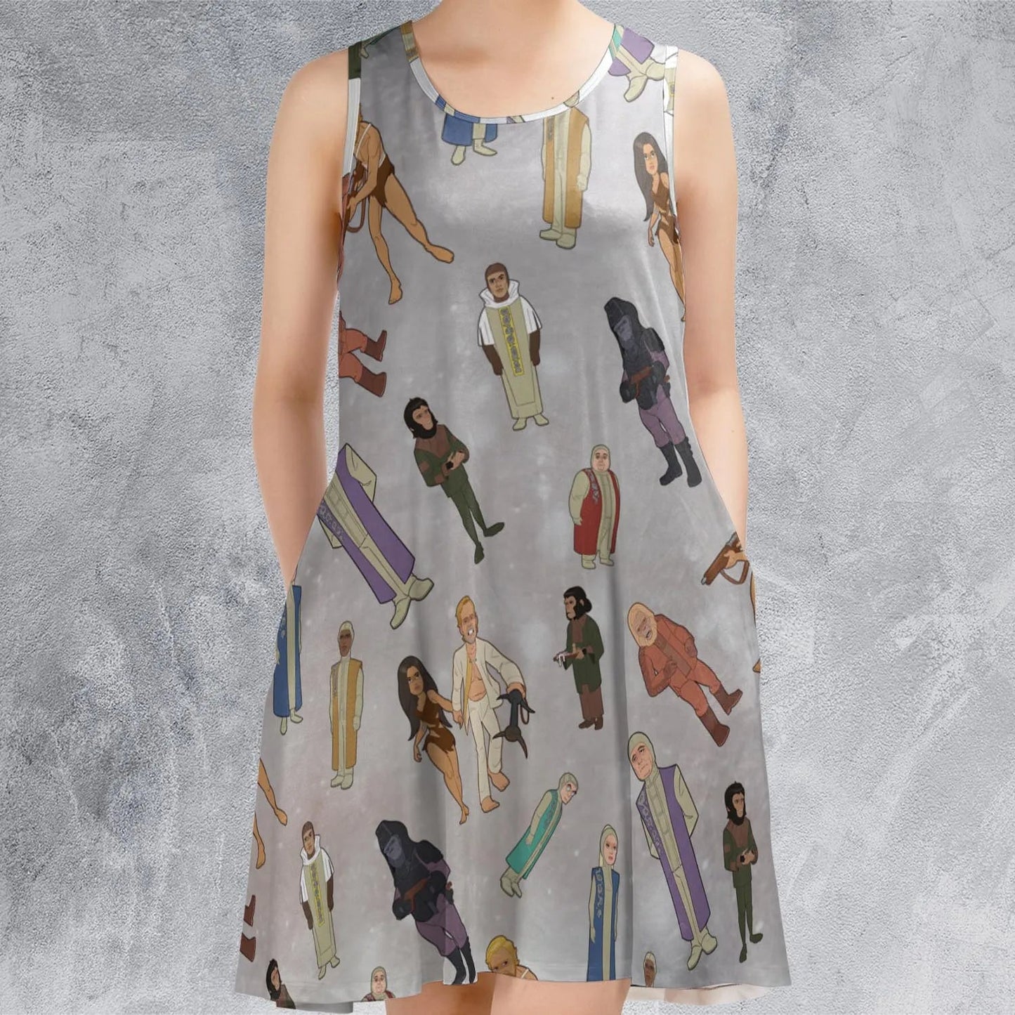 Casual Sleeveless Dress - MW31LSNT