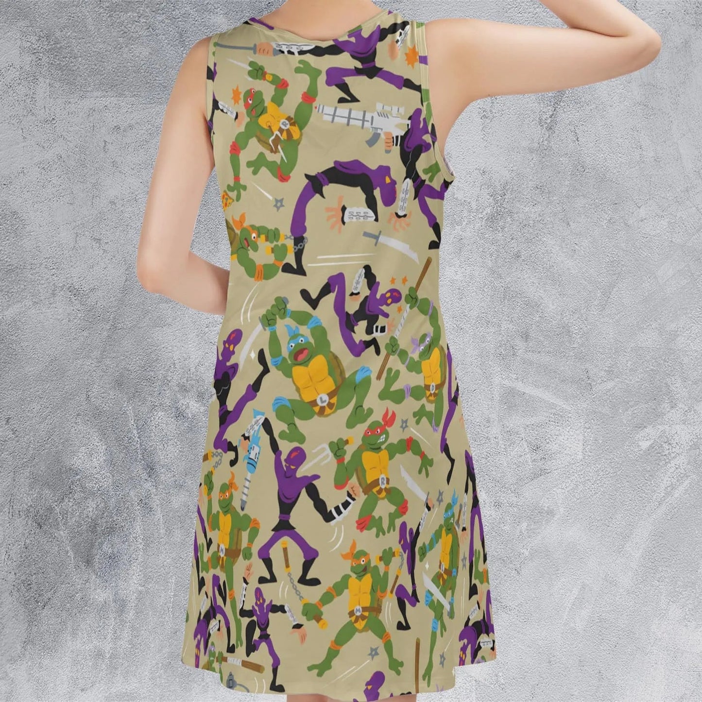 Casual Sleeveless Dress - 4GJPYKNV