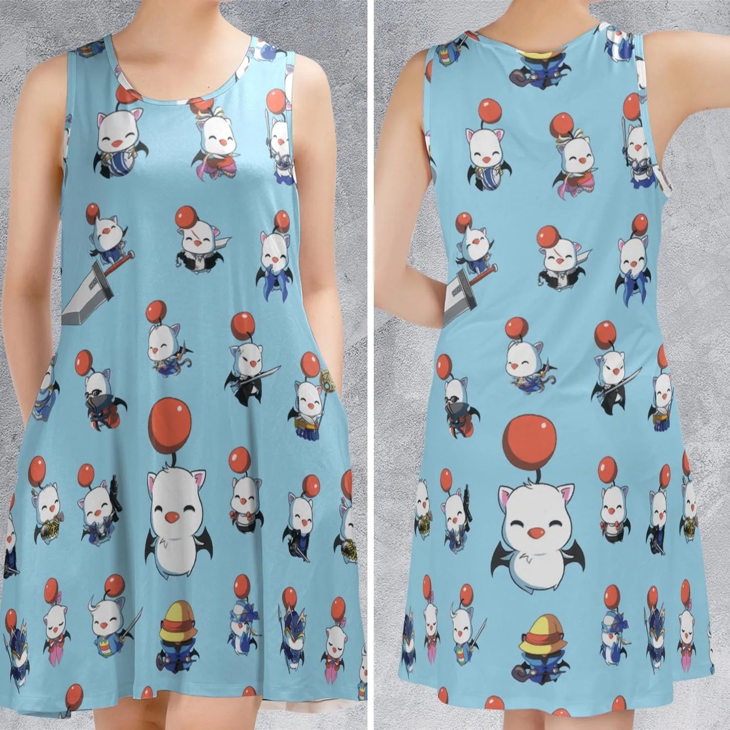 Casual Sleeveless Dress - GE52XPGG
