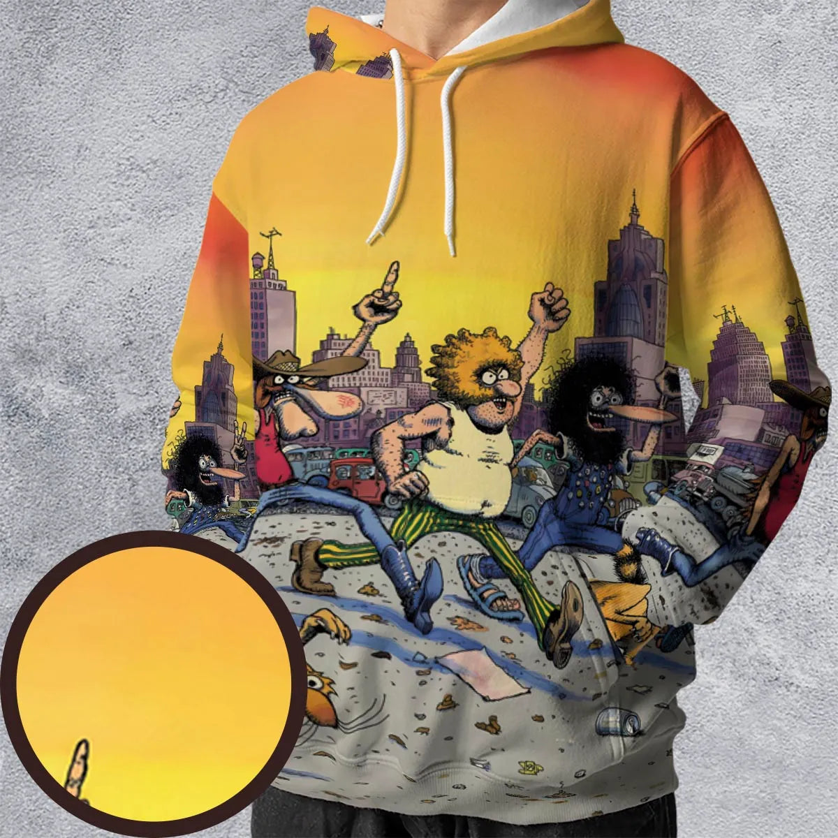 Full Print Hoodie - 5KXNT371