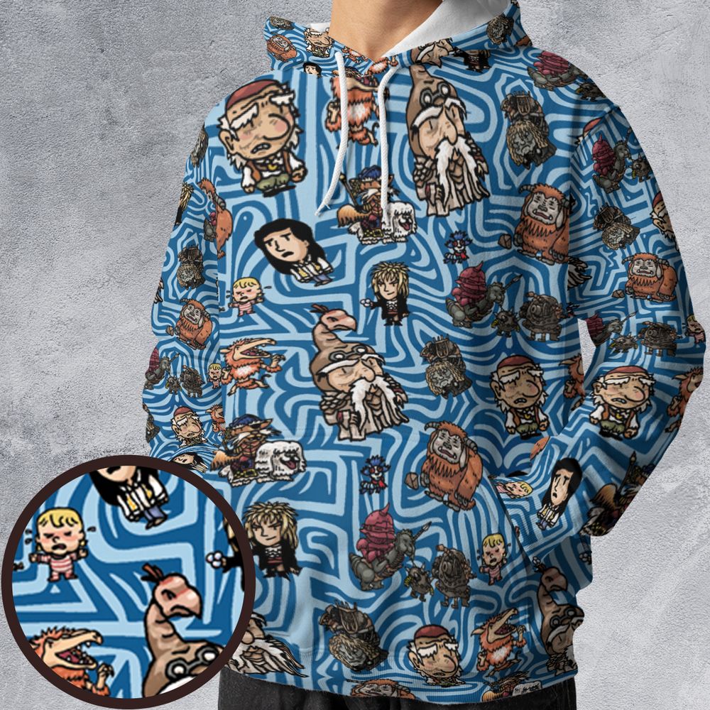 All-over Print Hoodie - R8HPBJRN -  - 1