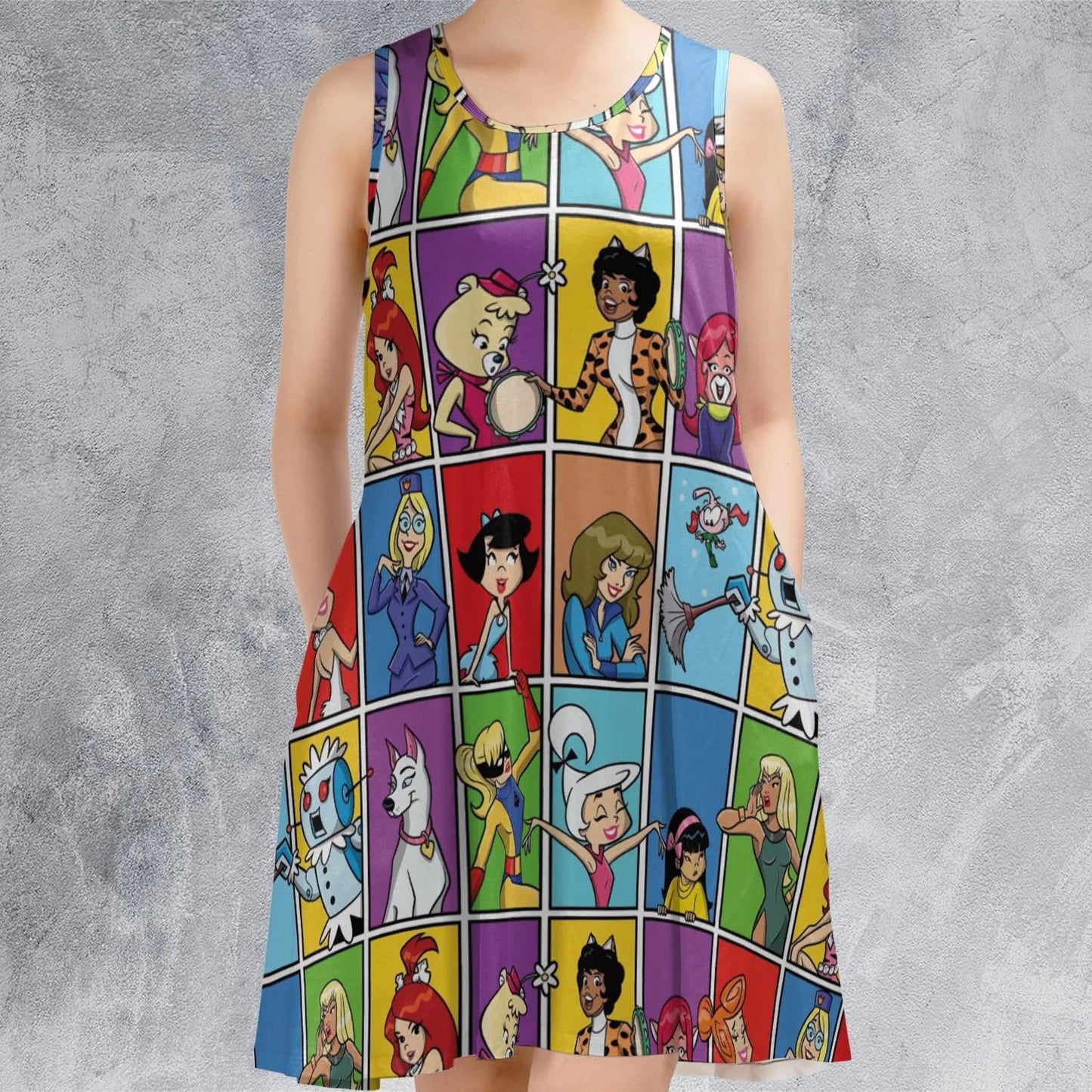 Casual Sleeveless Dress - ZM4Q37DT